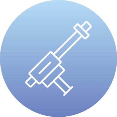 Tornavida. Web simgesi basit illüstrasyon