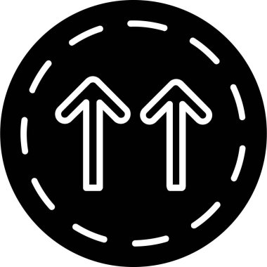 ok simgesi vektör illüstrasyonu