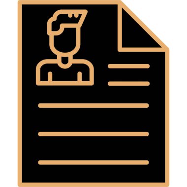 Vektör belgesi Simge illüstrasyonu