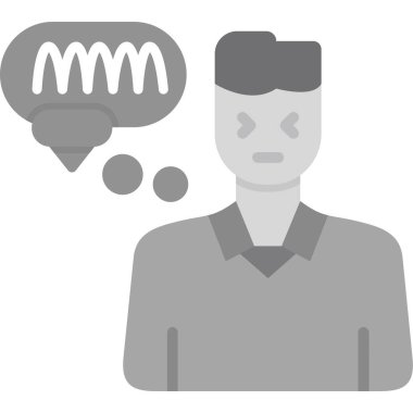 konuşma sohbet simgesi vektör illüstrasyon tasarımı