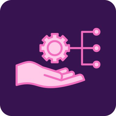 Akıllı saat. Web simgesi basit illüstrasyon