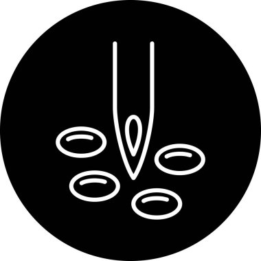 Şeker ikonu vektör illüstrasyonu