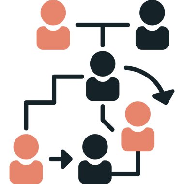 İş ve finans simgesinin vektör illüstrasyonu