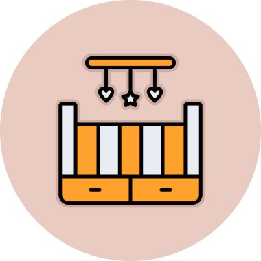 Bir kalp simgesinin vektör illüstrasyonu