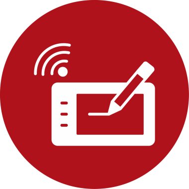 Bir web simgesinin vektör illüstrasyonu