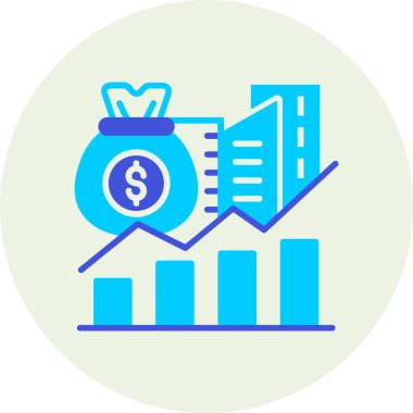 Kolayca düzenleyebilen ya da düzenleyebilen İş Büyütme Vektörü Simgesi