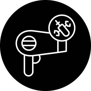 Modern bir simgenin vektör illüstrasyonu