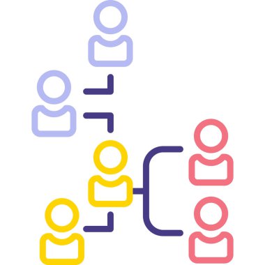 İnsan simgesinin vektör illüstrasyonu