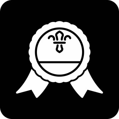 Rozet. Web simgesi basit tasarım