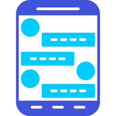 Sohbet simgesi, vektör illüstrasyon tasarımı