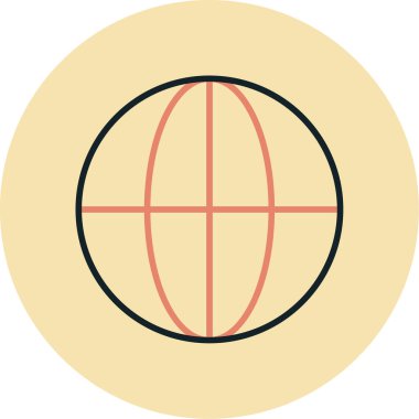 Toprak. Web simgesi basit illüstrasyon