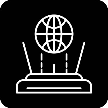 Dünya küresel kabartma simgesi