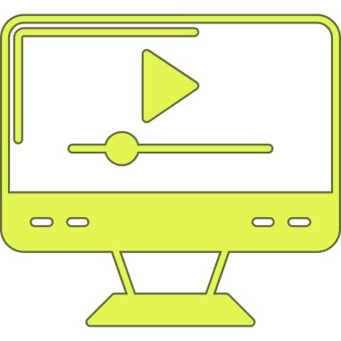 bilgisayar simgesi modern vektör illüstrasyonu