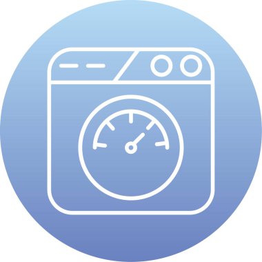 Modern oto tamir simgesinin vektör illüstrasyonu