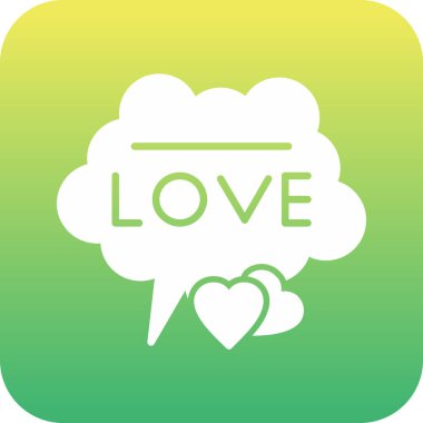 Yumuşak mavi arkaplanda izole edilmiş modaya uygun düz stil aşk simgesi