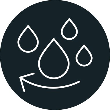 Bırak. Web simgesi basit illüstrasyon