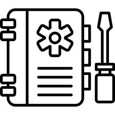 Pano ve kalem simgesi, özet biçimi