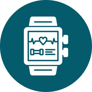 vektör smartwatch simgesi, vektör illüstrasyonu