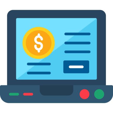 bilgisayar simgesi vektör illüstrasyonu