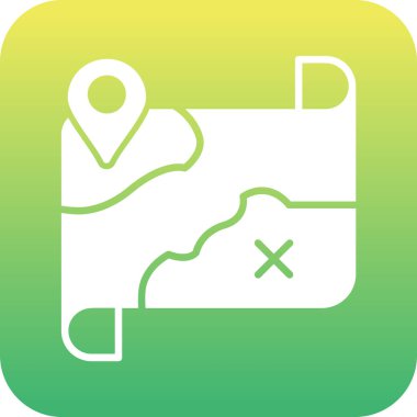 harita gezinme konumu simgesi ana hat biçiminde