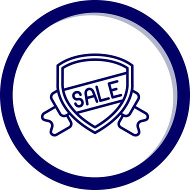 indirimli satış simgesi modayı izole edilmiş arkaplan