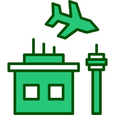 Uçak. Web simgesi basit illüstrasyon