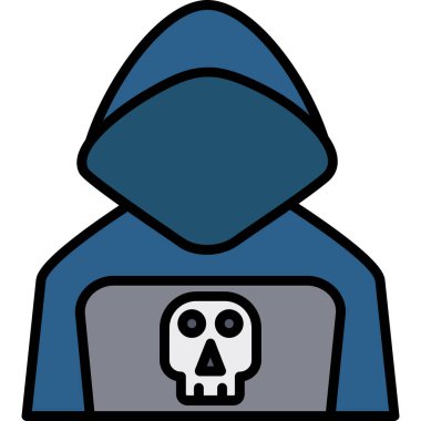 Kapüşonlu ve kapüşonlu ölü bir adam.