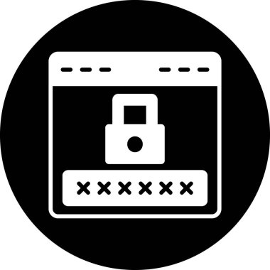 ikon vektör illüstrasyonunu kilitle