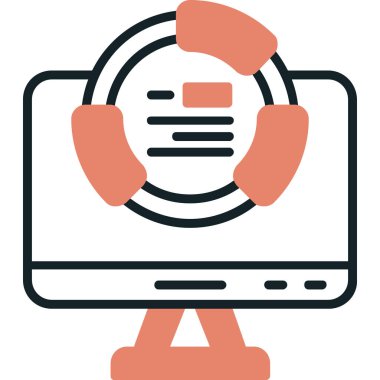 Seo simgesinin vektör illüstrasyonu