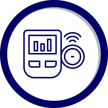 Modern bir simgenin vektör illüstrasyonu