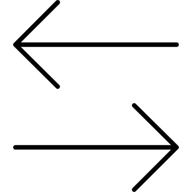 Oklar. Web simgesi basit illüstrasyon