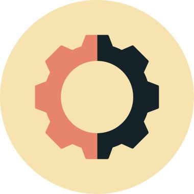 Teçhizat Web simgesi basit illüstrasyon