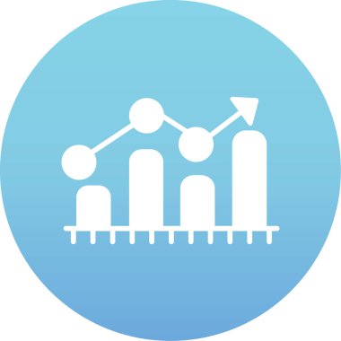 İş ve finans simgesinin vektör illüstrasyonu