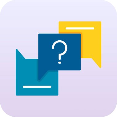 Bir ileti simgesinin vektör illüstrasyonu