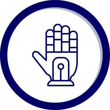 Parmak. Web simgesi basit tasarım