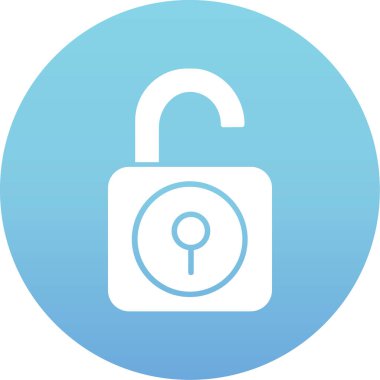 ikon vektör illüstrasyonunu kilitle