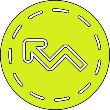 top topu simgesi dosya çizgisi biçiminde