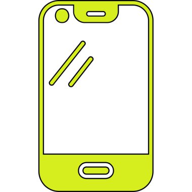 akıllı telefon simgesi vektör illüstrasyonu