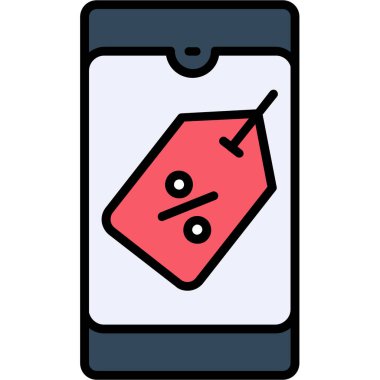 etiket indirimi fiyat simgesi - taslak biçimi