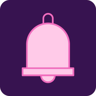 Mor arkaplanda izole edilmiş vektör simgesi