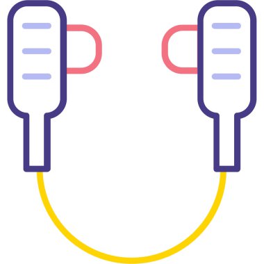 Soket. Web simgesi basit illüstrasyon