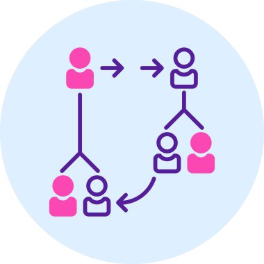 iş insanları simgesi, vektör illüstrasyonu