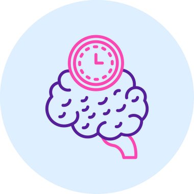 Beyin. Web simgesi basit tasarım