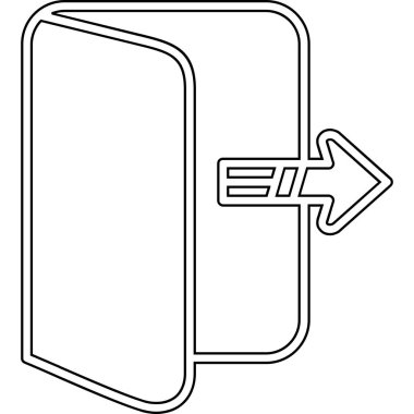 Çizgi film okunun vektör çizimi