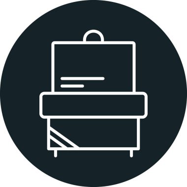 Modern simgenin vektör illüstrasyonu