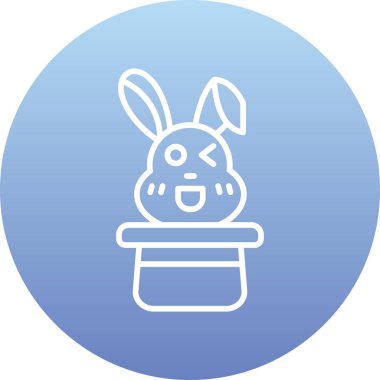 Tavşanın vektör çizimi