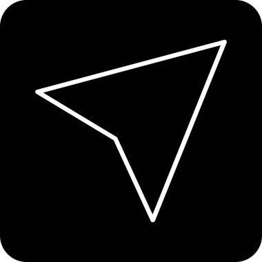 Kağıt düzlemin vektör illüstrasyonu