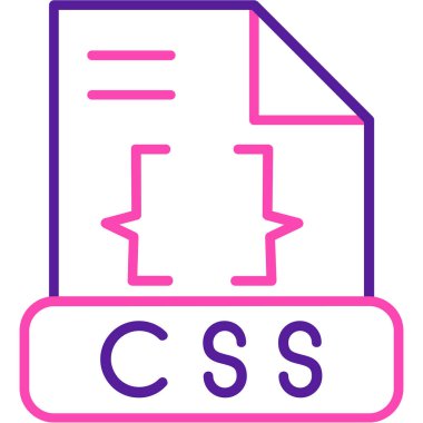 dosya biçimi simgesi, vektör illüstrasyonu