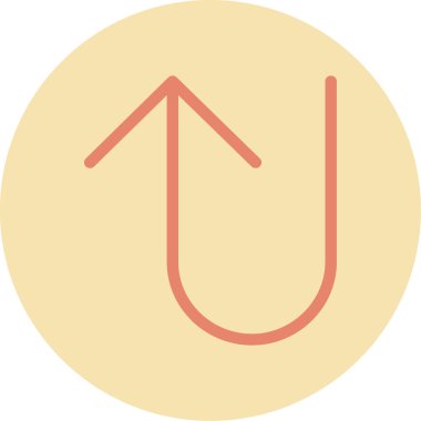 Ok. Web simgesi basit illüstrasyon