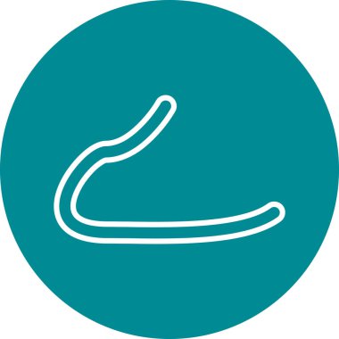 İnsan bacak simgesinin vektör illüstrasyonu